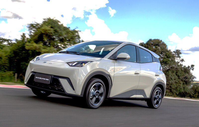 BYD Dolphin Mini, o carro elétrico mais vendido no mercado brasileiro em março